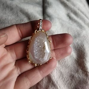 Kendra Scott Iridescent Drusy Nest pendant